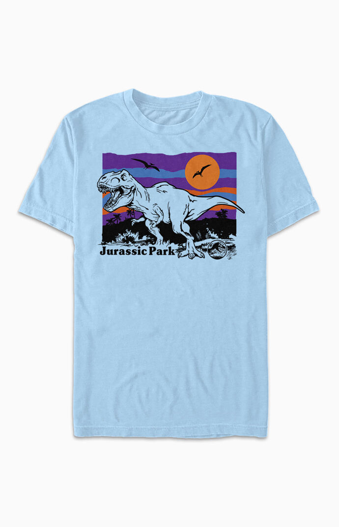 Jurassic Park Sunset Logo T-Shirt
