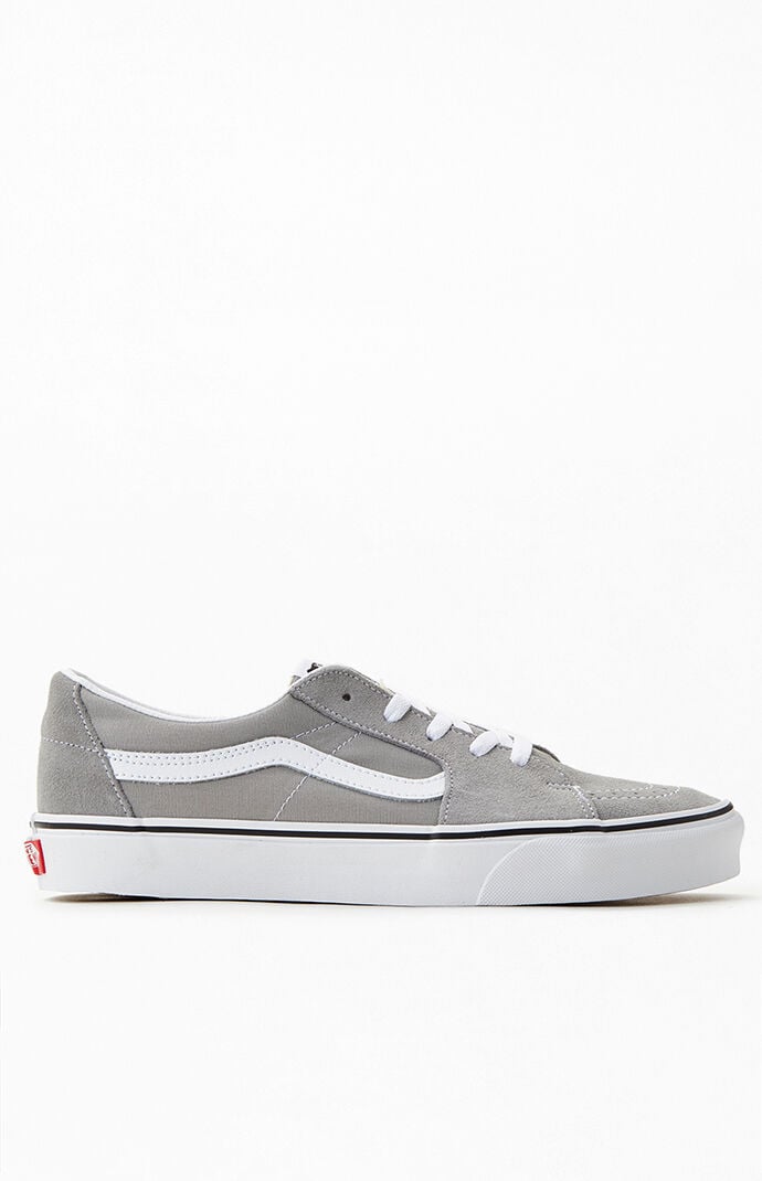 Vans sk8 hot sale low gray