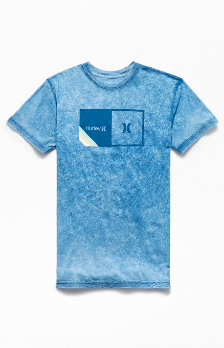 Light Blue Halfer Stripe T-Shirt