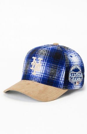 MLB Plaid NY All Star Game Pro Snapback Hat image number 4