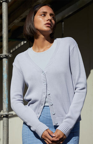 Light Blue Billie Cardigan image number 6