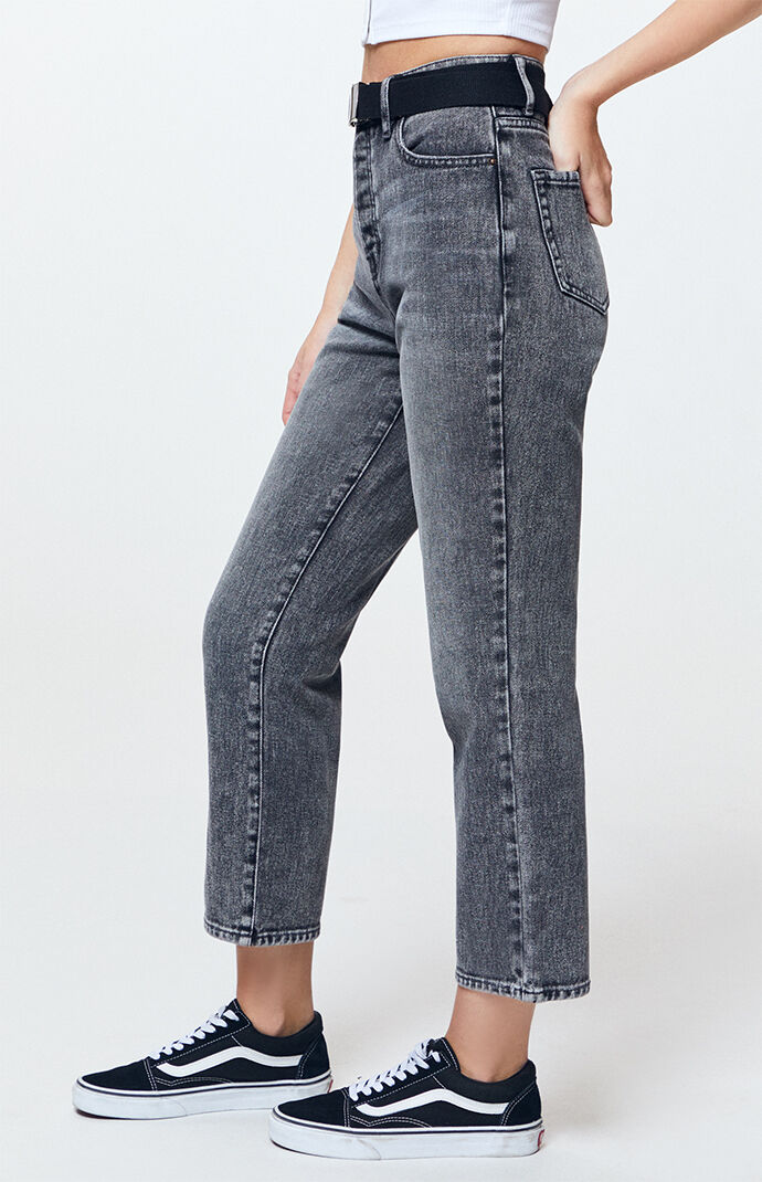 Jetstone High Waisted Straight Leg Jeans