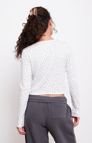 Waffle Knit Long Sleeve Top image number 3
