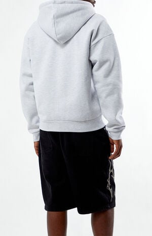 Thorns Black Baggy Denim Shorts image number 4