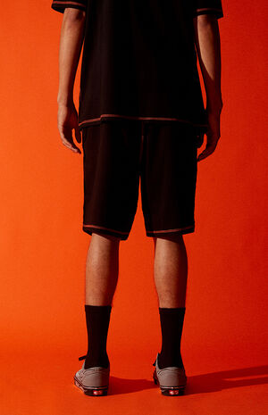x Russell Athletic Black Volley Shorts x Russell Athletic Black Volley Shorts image number null