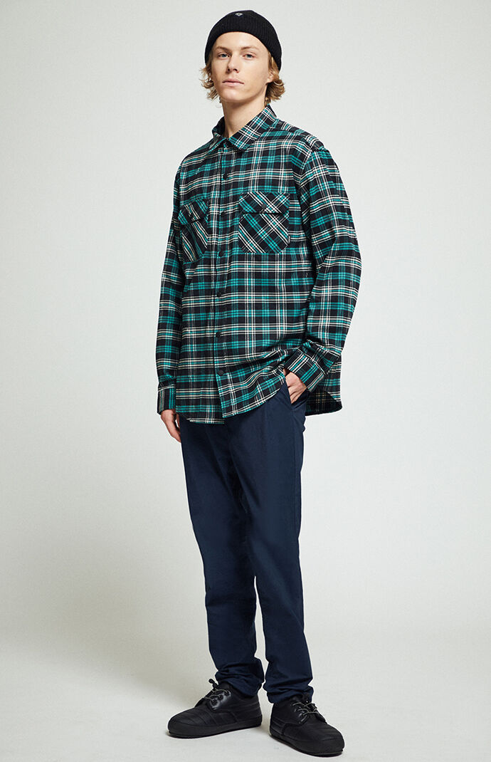 Green & Blue Brighton Flannel Shacket