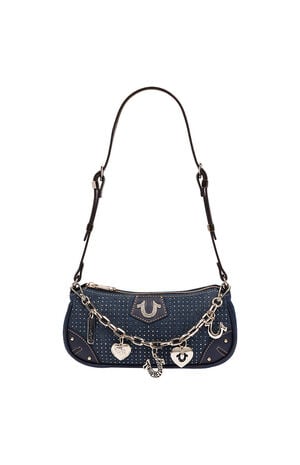 Sparkle Denim Shoulder Bag image number 1