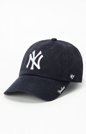 Navy NY Yankees Dad Hat image number 4