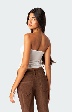 Celestia Sheer Mesh Tube Top image number 5