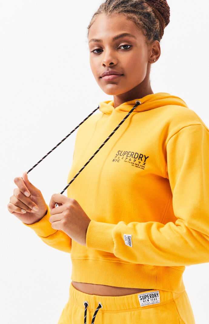 superdry cropped hoodie