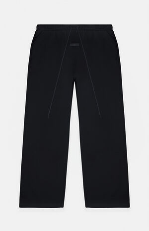 Jet Black Relaxed Lounge Pants image number 6