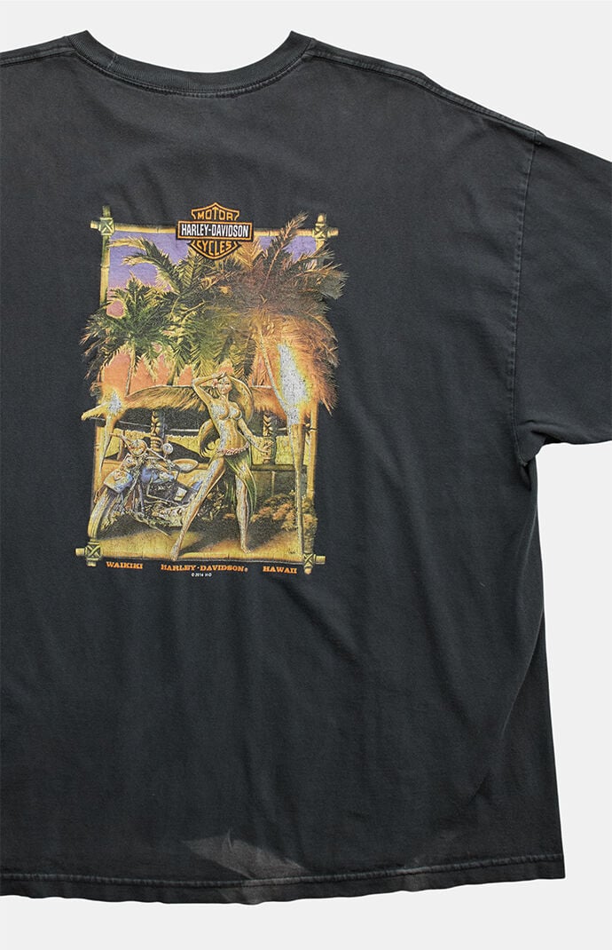 PS VINTAGE 2000s Black Harley Davidson  T-Shirt