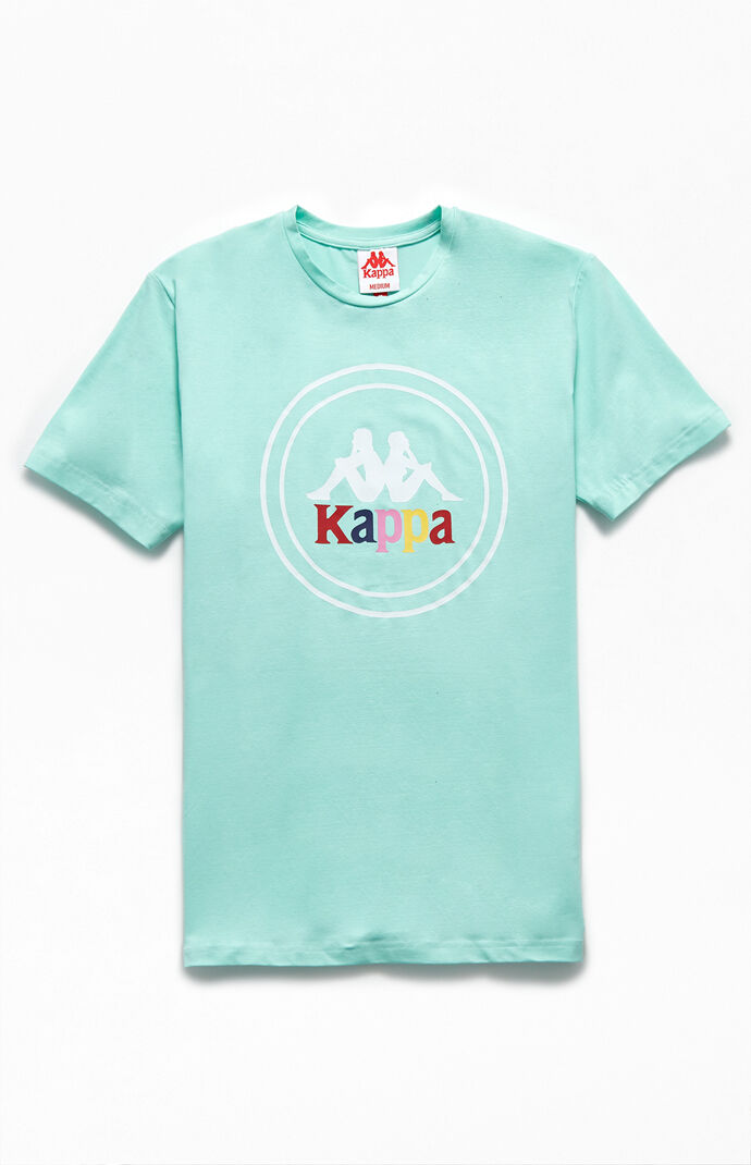 baby blue kappa shirt
