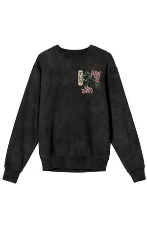 Godzilla Vintage-Inspired Crew Neck Sweatshirt image number 1