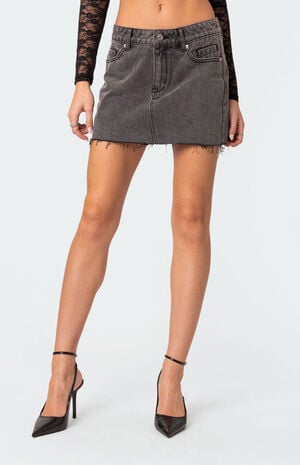 Jessie Low Rise Denim Skirt image number 1