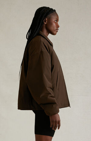 Women's Wood Shell Bomber Jacket image number 3