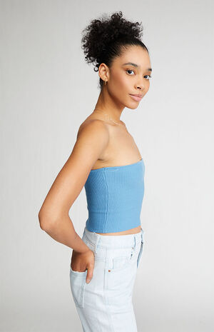 Basic Sweater Tube Top image number 2