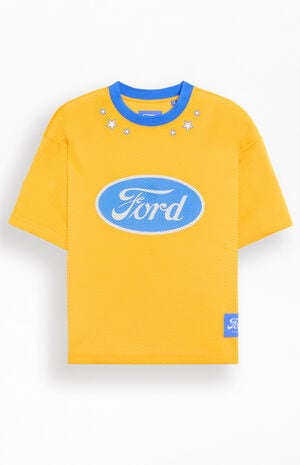 Logo And Stars Mesh Jersey