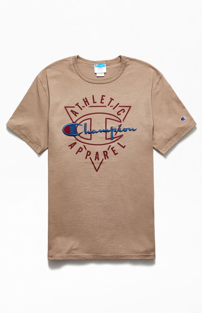 Champion badge t shirt clearance