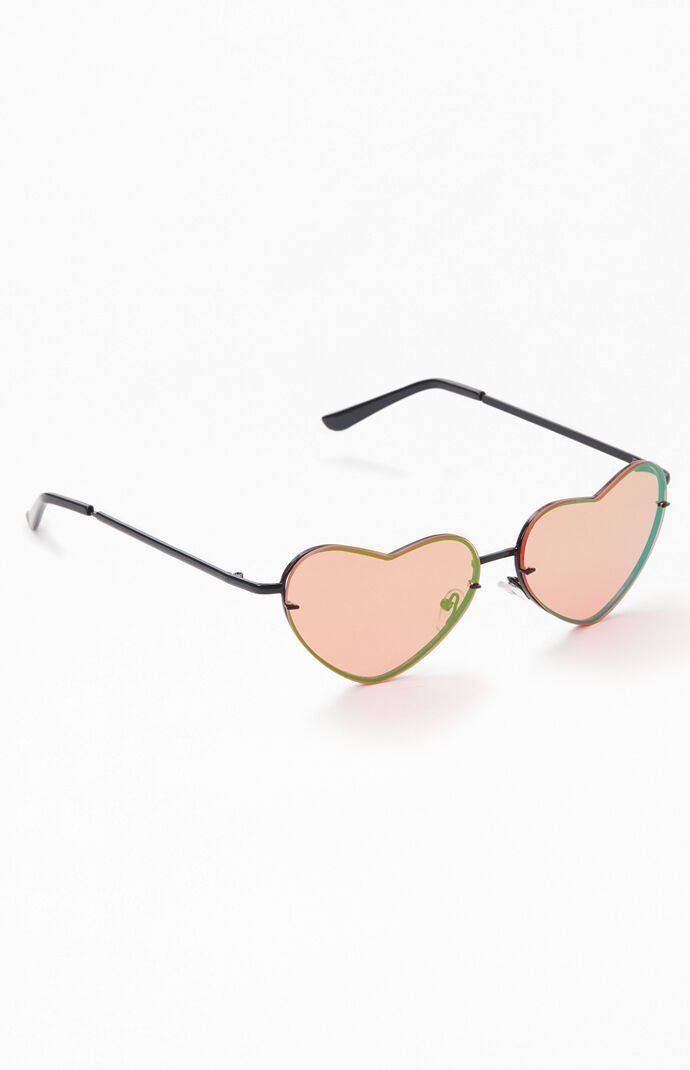 Heart Rimless Sunglasses
