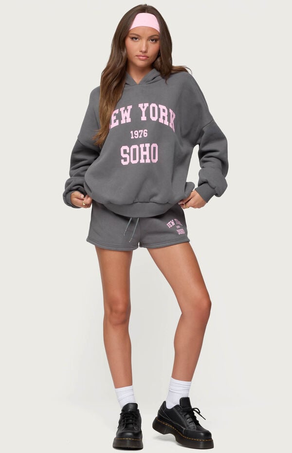 Edikted Soho 76 Sweat Shorts