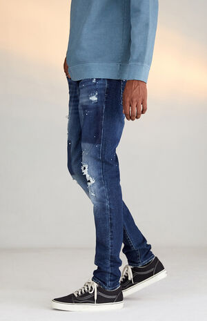 Recycled Stacked Skinny Jeans image number 2