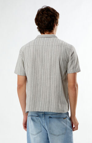 Striped Linen Camp Shirt image number 4