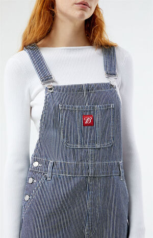 By PacSun Striped Workwear Overalls image number 3