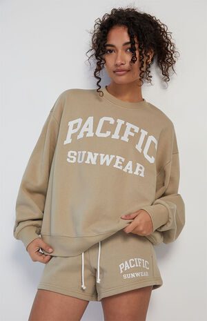 Pacific Sunwear Logo Crew Neck Sweatshirt image number 2