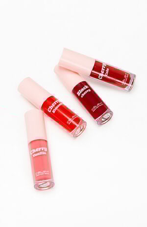 4 Pack Cherry Berry Lip Oil Set image number 4