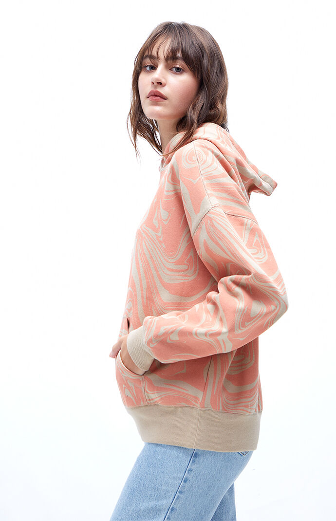 Adidas marble print hoodie clearance