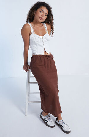 Lace Trim Bustier Tank Top image number 4