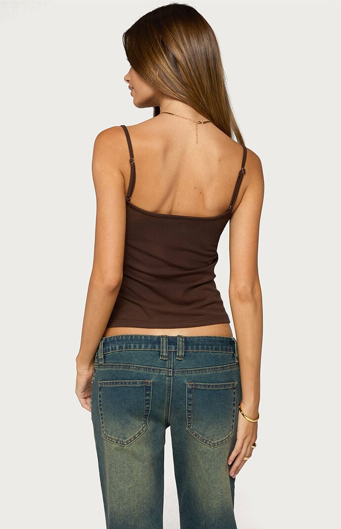 Edikted Shakked Sequin Tank Top