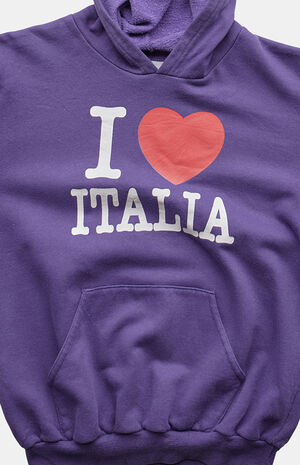 2000s I Love Italia Pullover Hoodie image number 3