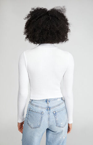 Mistletoe Mock Neck Bustier Top image number 4