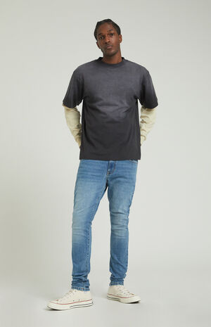 Skinny Jeans Stretch Medium Indigo image number 4