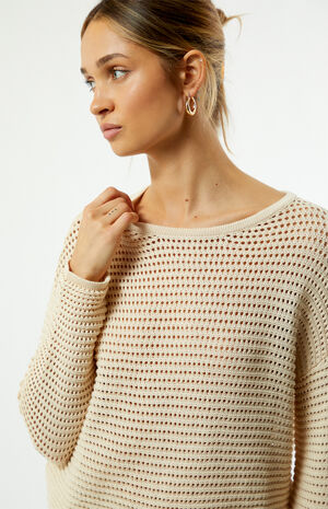 Daybreak Open Knit Sweater image number 2