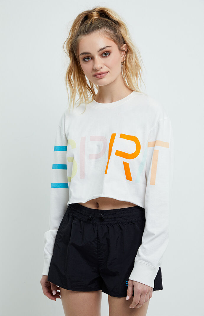 Long Sleeve Cropped T-Shirt