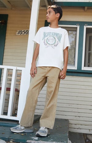 Khaki Baggy Carpenter Jeans Khaki Baggy Carpenter Jeans image number 1