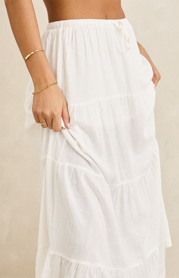 Rhythm Classic Tiered Maxi Skirt