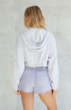 Eco Lavender High Waisted Carpenter Shorts Eco Lavender High Waisted Carpenter Shorts image number null