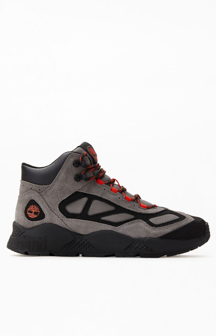 Gray Ripcord Mid Hiking Boots