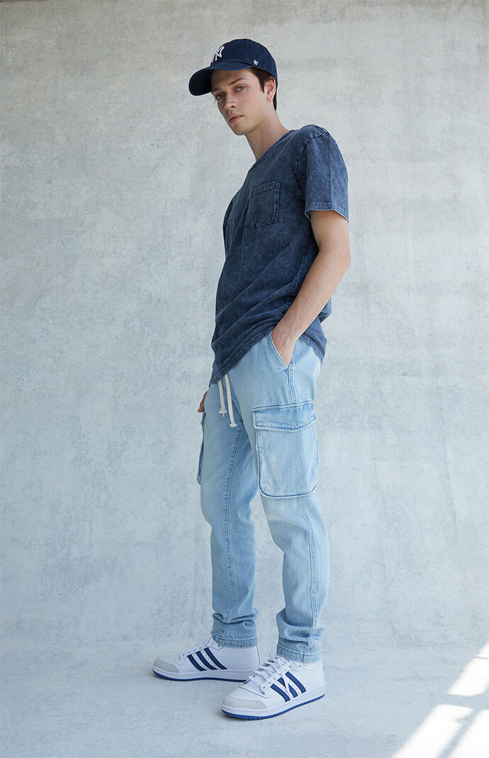 Atlas Light Wash Skinny Denim Comfort Jeans