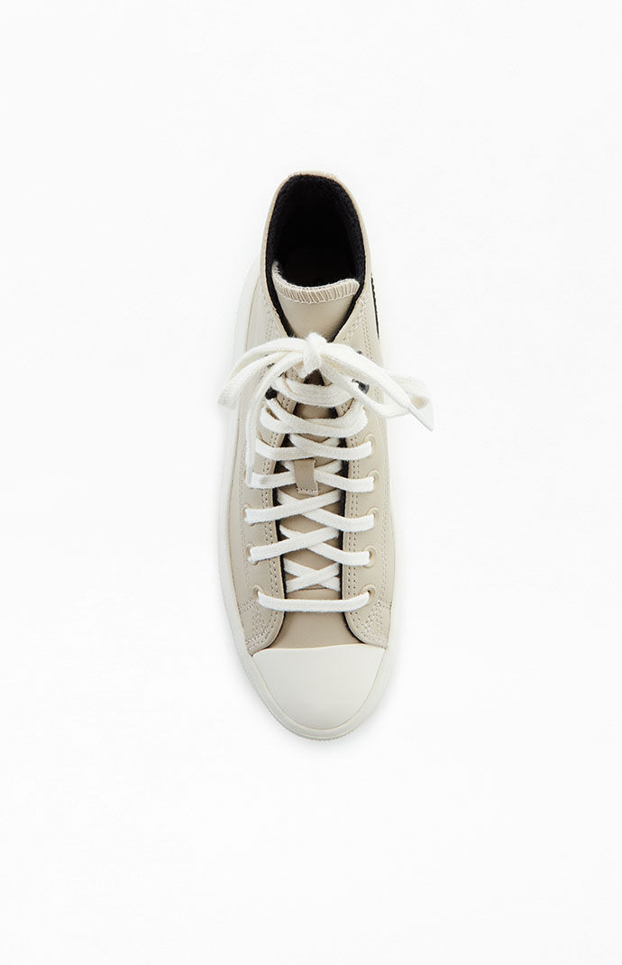 Fleece lined chuck taylors on sale