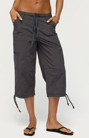 Lilith Cargo Capri Pants image number 1