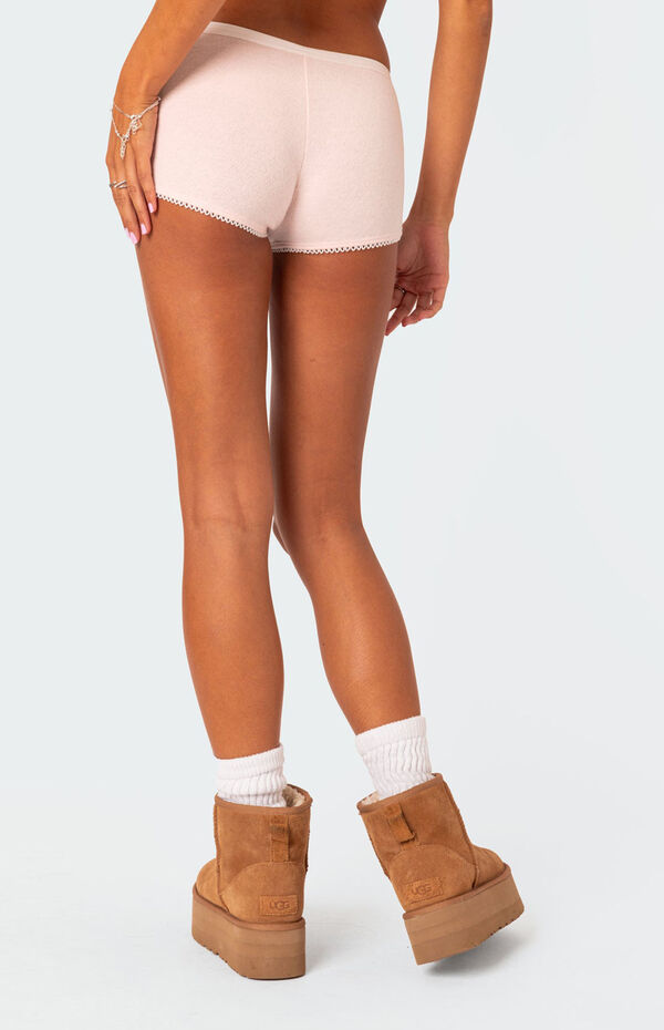 Edikted Mariana Pointelle Micro Shorts