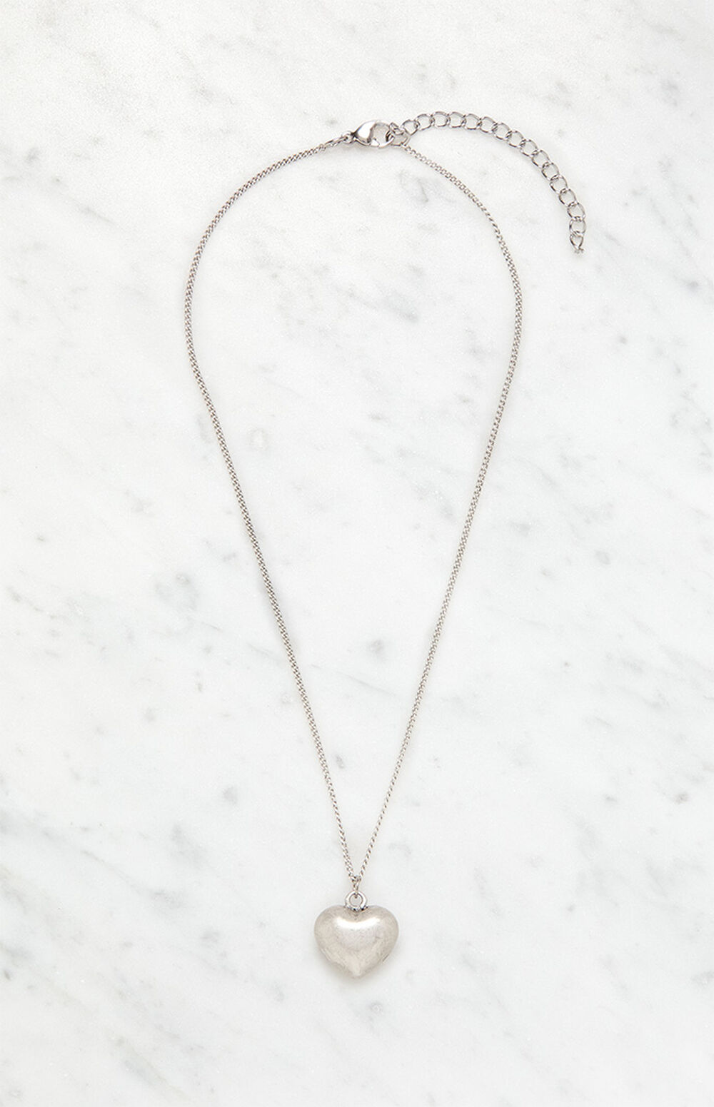 John Galt Heart Pendant Necklace PacSun