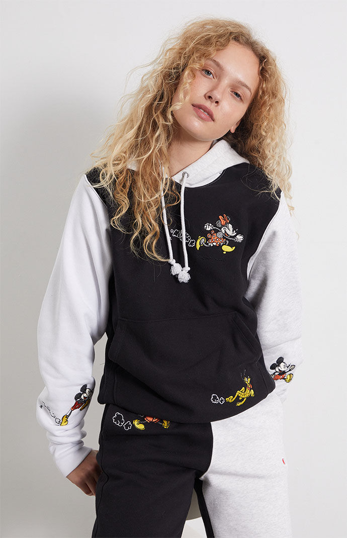 Reverse weave colorblock hoodie 2025