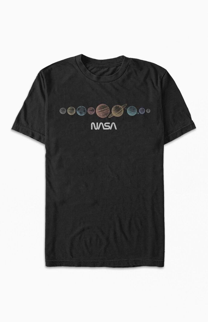 t shirt with planets