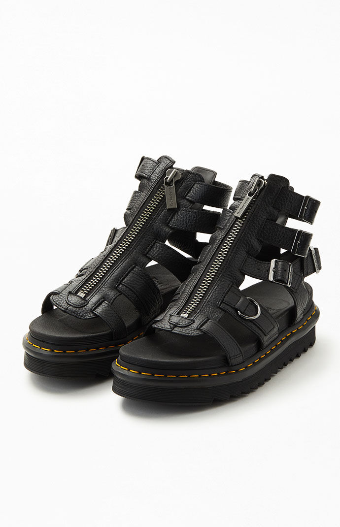 Dr Martens Women's Olson Zipped Leather Sandals | Pacsun